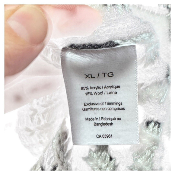 Casual men’s thick knitted zipper cardigan sweater‎ with bears size XL - Picture 4 of 5